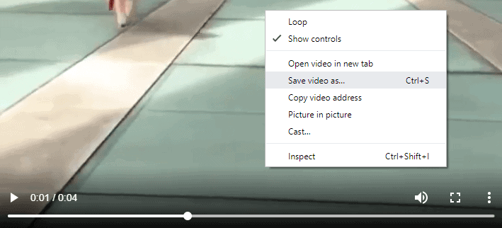 save video as di chrome